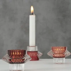 Boltze Teelichthalter Phyllis 3er Set