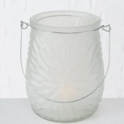 Boltze Teelichthalter Teelichtglas Mela 3er Set