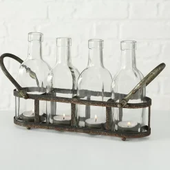 Boltze Teelichthalter Zuma Flaschenform