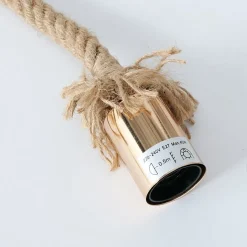 Boltze Tischlampe Hängelampe Toko Jute-Seil