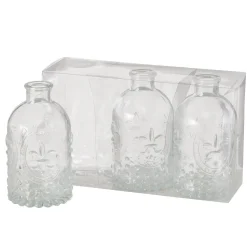 Boltze Vase Country Glas 3er