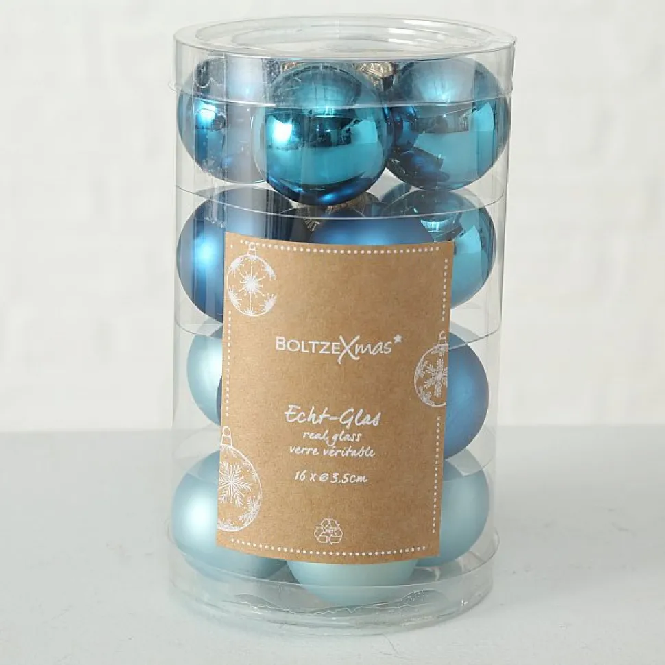 Boltze Weihnachtskugeln Ø 4 cm, 16 tlg