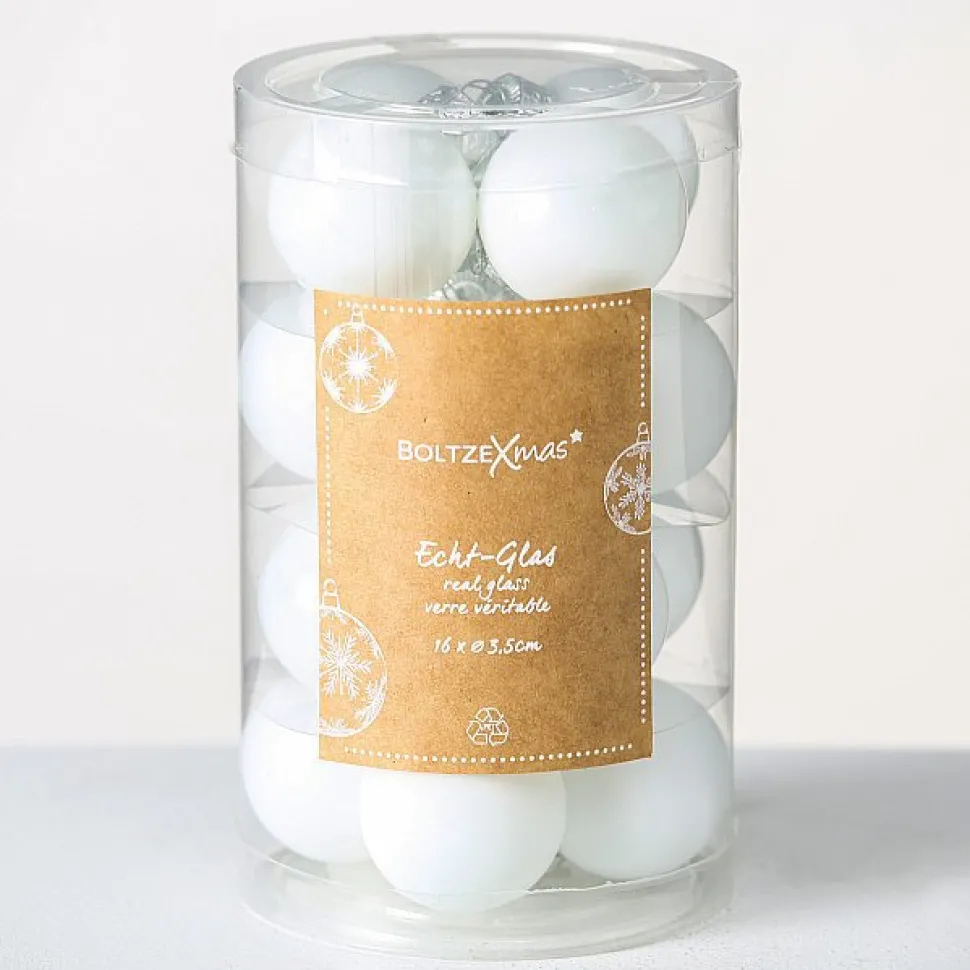 Boltze Weihnachtskugeln Ø 4 cm, 16 tlg