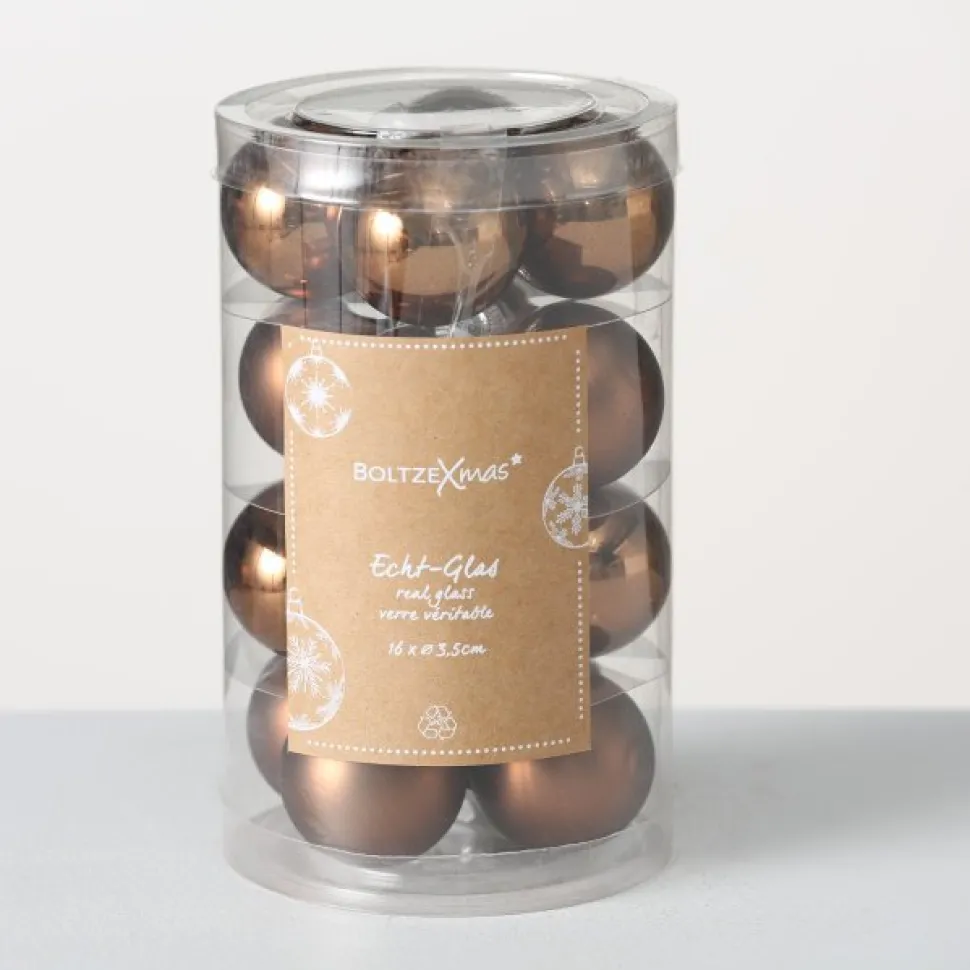 Boltze Weihnachtskugeln Ø 4 cm, 16 tlg