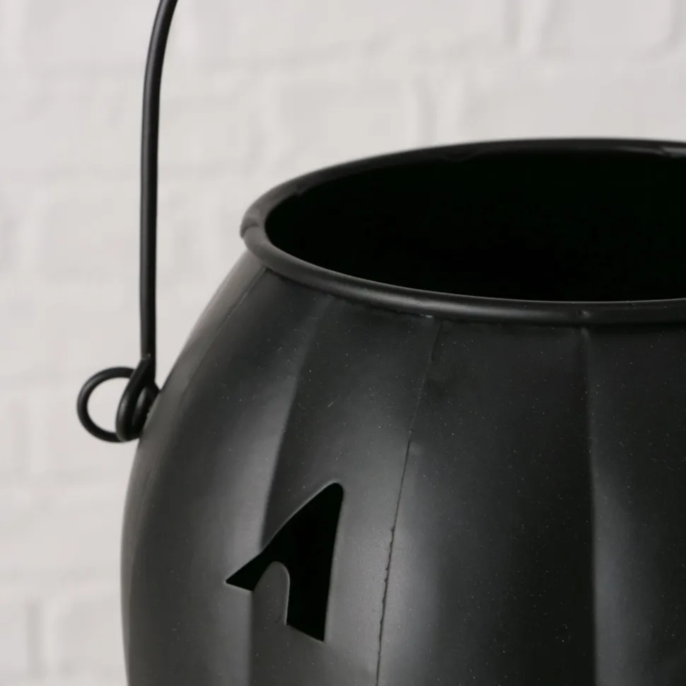 Boltze Windlicht Grimasi Kürbis Halloween