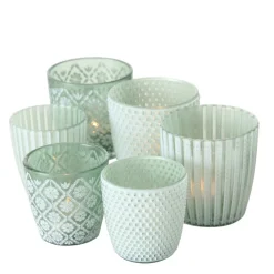 Boltze Windlicht Patty 6er-Set