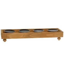 Chic Antique Adventskerzen Ständer für Stumpenkerzen