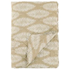 Chic Antique Aix Quilt mit Tropischen Blattmotiv