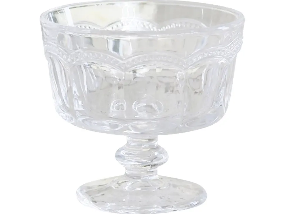 Chic Antique Antoinette Schale auf Fuß mit Perlen