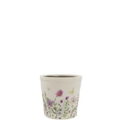 Chic Antique Avignon Blumentopf mit Blumenmotiv