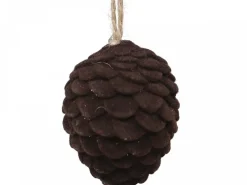 Chic Antique Baumschmuck Tannenzapfen Velours