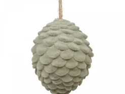 Chic Antique Baumschmuck Tannenzapfen Velours