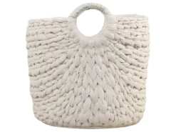 Chic Antique Übertopf Corte mit Flechtmuster und Henkel