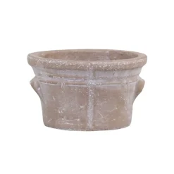 Chic Antique Übertopf mit Rillen in antiker Optik