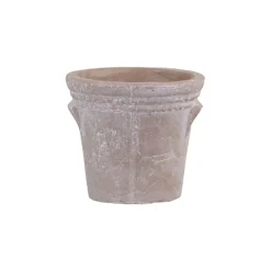 Chic Antique Übertopf mit Rillen in antiker Optik