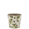 Chic Antique Übertopf Olive mit Olivenmuster
