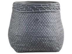 Chic Antique Blumentopf Corte mit Flechtmuster am Rand