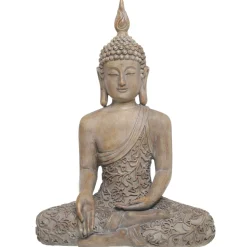 Chic Antique Buddha Figur aus Polyresin