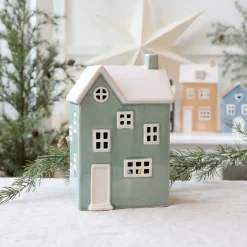 Chic Antique Chamonix Lichthaus 4 für Teelicht, verte