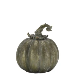 Chic Antique Deko Kürbis im Messing Look