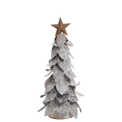 Chic Antique Deko Weihnachtsbaum aus Birkenrinde mit Stern