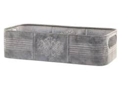 Chic Antique Dekotablett mit Verzierungen und Henkel