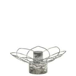 Chic Antique Eisen Kerzenständer in Blumenform