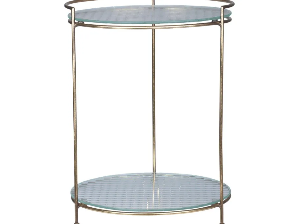 Chic Antique Etagere mit 2 Ebenen