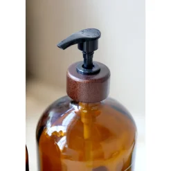 Chic Antique Flasche mit Pumpe mit Hand Soap Aufschrift
