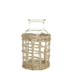 Chic Antique Flasche mit geflochtenem Muster