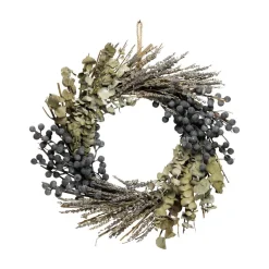 Chic Antique Fleur Kranz mit Eukalyptus Lavendel und Beeren
