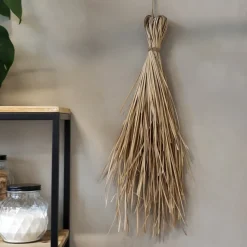 Chic Antique Fleur Wanddekor aus Stroh