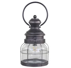 Chic Antique Franz. Stalllaterne mit Timer