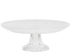 Chic Antique Glas Etagere mit Muster