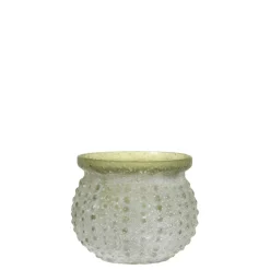 Chic Antique Glas Teelichthalter mit Muster