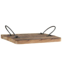 Chic Antique Grimaud altes Tablett mit Henkel