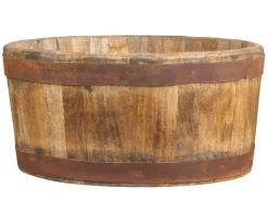 Chic Antique Grimaud alte Holzwanne