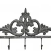 Chic Antique Hakenleiste mit Dekor und 5 Haken
