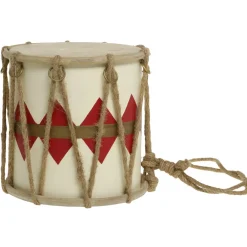 Chic Antique Handgemachte Vintage Trommel mit Leder