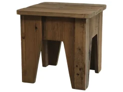 Chic Antique Hocker aus Fichtenholz