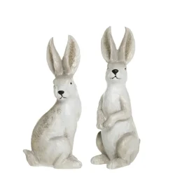 Chic Antique Kaninchen mit Glitzer im Set