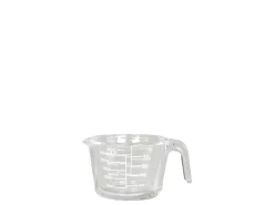 Chic Antique Kanne aus Glas mit Messeinheiten