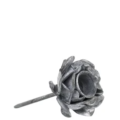 Chic Antique Kerzenhalter mit Spieß, Rosenform