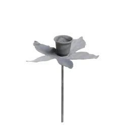 Chic Antique Kerzenhalter mit Spieß Blätter