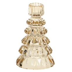 Chic Antique Kerzenständer aus Glas für Stabkerzen