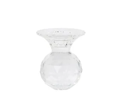 Chic Antique Kerzenständer aus Glas