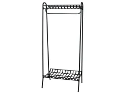 Chic Antique Kleiderständer mit 2 Regalablagen