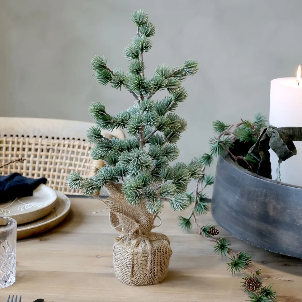 Chic Antique Künstllicher Zedernbaum mit Schnee