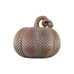 Chic Antique Kürbis mit goldener Verzierung