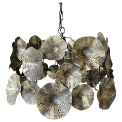 Chic Antique Lampe mit Blumen Dekor